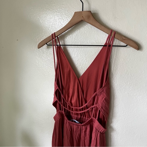 Lulus | Lost in Paradise Rusty Rose Maxi Dress - Picture 7 of 8